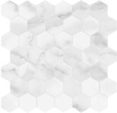Plata Statuario Brina 2 Hexagon Matte | Gemini Tile and Marble
