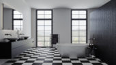 Satin 13x13 Black | Gemini Tile and Marble