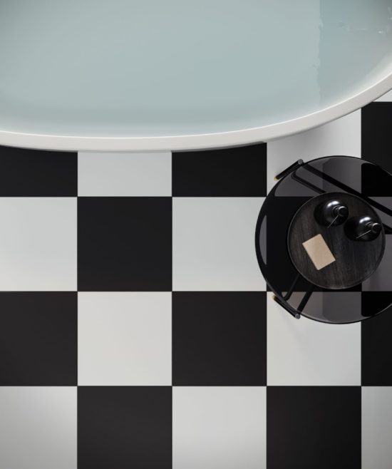 Satin 13x13 Black | Gemini Tile and Marble