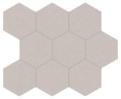 Serena 4" Hex Crater | Gemini Tile and Marble