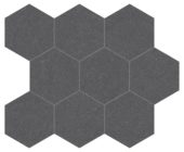 Serena 4" Hex Flint | Gemini Tile and Marble