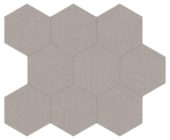 Serena 4" Hex Pewter | Gemini Tile and Marble