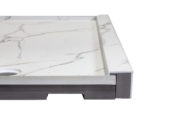 Shower Pan 30x60 Bianco Marble | Gemini Tile and Marble