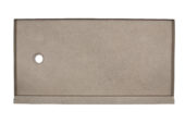 Shower Pan 30x60 Concrete Sand | Gemini Tile and Marble