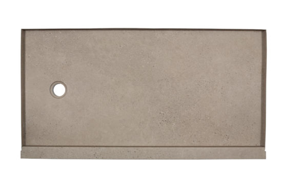 Shower Pan 30x60 Concrete Sand | Gemini Tile and Marble