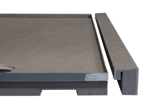 Shower Pan 30x60 Concrete Sand | Gemini Tile and Marble
