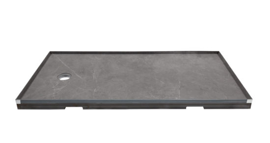 Shower Pan 30x60 Graphite Slate | Gemini Tile and Marble