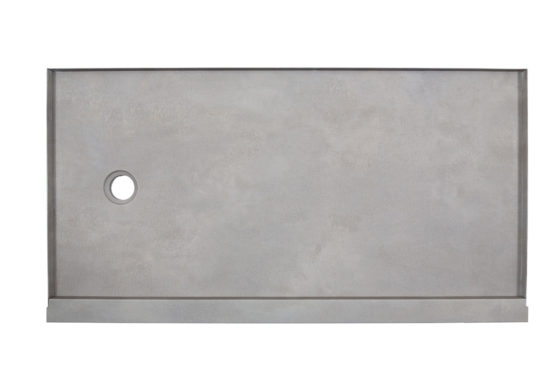 Shower Pan 30x60 Urban Concrete | Gemini Tile and Marble