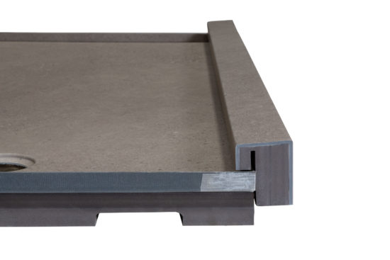 Shower Pan 32x60 Concrete Sand | Gemini Tile and Marble