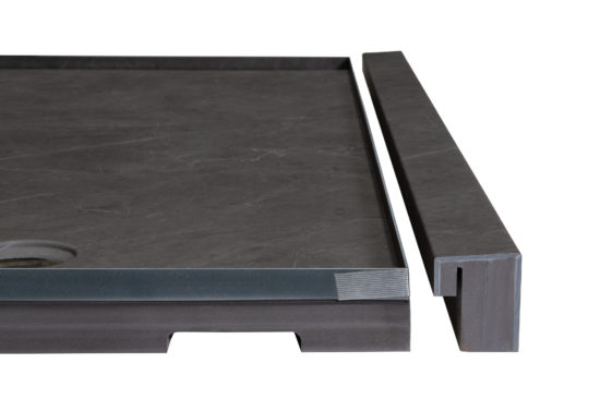 Shower Pan 32x60 Graphite Slate | Gemini Tile and Marble