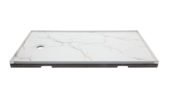 Shower Pan 36x60 Bianco Marble | Gemini Tile and Marble
