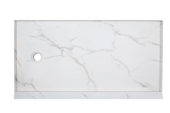 Shower Pan 36x60 Bianco Marble | Gemini Tile and Marble