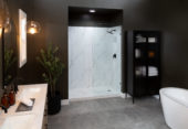 Shower Pan 36x60 Bianco Marble | Gemini Tile and Marble