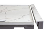Shower Pan 36x60 Bianco Marble | Gemini Tile and Marble