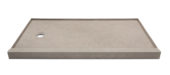 Shower Pan 36x60 Concrete Sand | Gemini Tile and Marble
