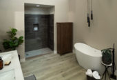 Shower Pan 36x60 Concrete Sand | Gemini Tile and Marble