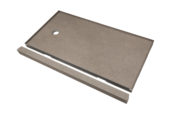 Shower Pan 36x60 Concrete Sand | Gemini Tile and Marble