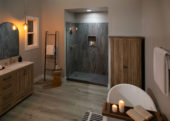 Shower Pan 36x60 Graphite Slate | Gemini Tile and Marble