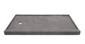 Shower Pan 36x60 Graphite Slate | Gemini Tile and Marble