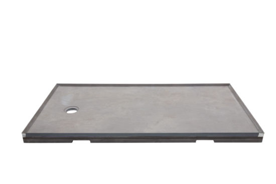 Shower Pan 36x60 Urban Concrete | Gemini Tile and Marble