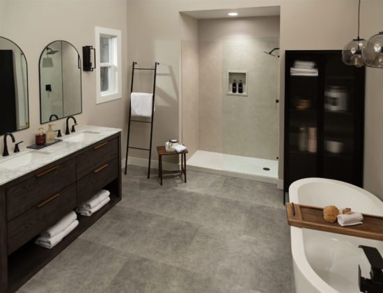 Shower Pan 36x60 Vivid White | Gemini Tile and Marble
