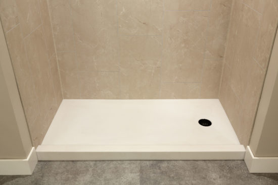 Shower Pan 36x60 Vivid White | Gemini Tile and Marble