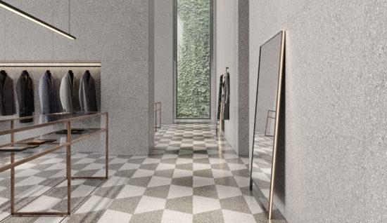 Station 10x24 Ash Half Hexagon | Gemini Tile and Marble