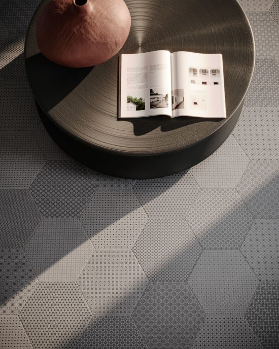 Tapestri 8.5 Cashmere Blend Hexagon | Gemini Tile and Marble