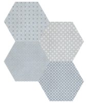 Tapestri 8.5 Denim Blend Hexagon | Gemini Tile and Marble
