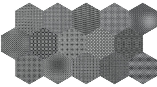 Tapestri 8.5 Silk Blend Hexagon | Gemini Tile and Marble
