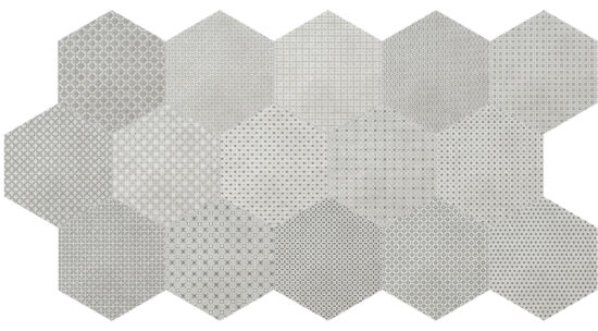 Tapestri 8.5 Wool Blend Hexagon | Gemini Tile and Marble
